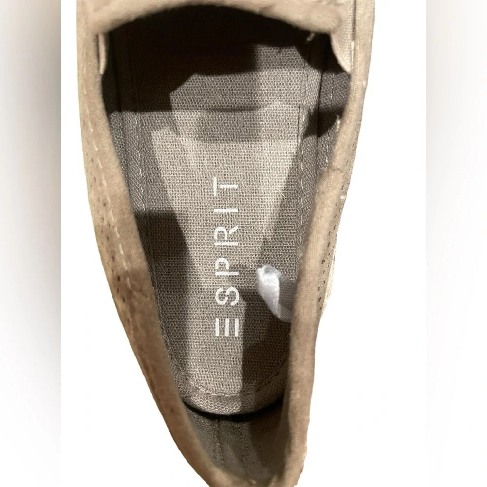 Espirit Emilia Sueded Textile Upper Espadrille Shoes